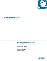 Nortel BSG12aw 1.0 Configuration Manual preview