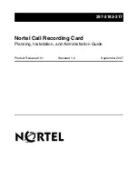 Nortel Call Recording User Manual предпросмотр