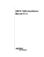 Nortel CMTS 1000 Install Manual preview