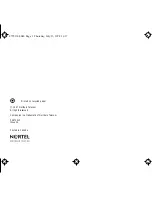 Preview for 42 page of Nortel COMPANION C3050 REV2 User Manual