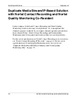 Предварительный просмотр 34 страницы Nortel Contact Recording User Manual