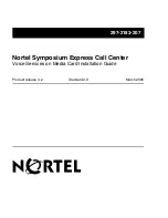 Предварительный просмотр 1 страницы Nortel Express Call Center Installation Manual