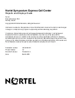 Preview for 638 page of Nortel Express Call Center User Manual