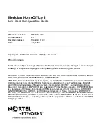 Preview for 3 page of Nortel HomeOffice II User Manual