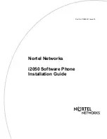 Предварительный просмотр 1 страницы Nortel i2050 Installation Manual