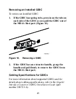 Предварительный просмотр 43 страницы Nortel Installing Media Dependent Adapters Installation Manual