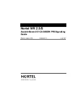 Nortel IVR 2.5/S Manual предпросмотр