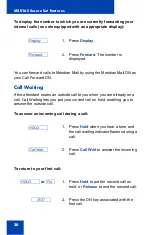 Preview for 20 page of Nortel M2016S Secure Set Quick Reference Manual