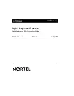 Nortel M3310 Installation And Administration Manual предпросмотр