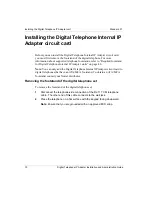 Preview for 70 page of Nortel M3310 Installation And Administration Manual