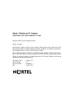 Preview for 264 page of Nortel M3310 Installation And Administration Manual