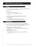 Preview for 18 page of Nortel M5208 Meridian User Manual