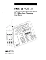 Nortel M7410 User Manual preview