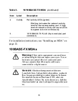 Предварительный просмотр 8 страницы Nortel Media Dependent Adapter Installation Manual