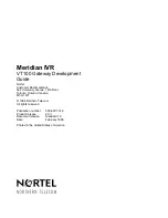 Preview for 97 page of Nortel Meridian IVR VT100 Development Manual