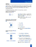 Предварительный просмотр 39 страницы Nortel Meridian M2006 User Manual