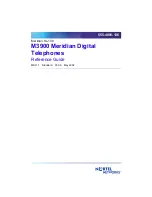 Предварительный просмотр 1 страницы Nortel Meridian M3900 Reference Manual