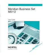 Nortel Meridian M5112 User Manual предпросмотр