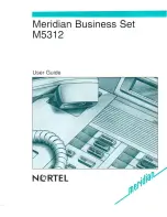 Предварительный просмотр 1 страницы Nortel Meridian M5312 User Manual