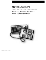 Предварительный просмотр 1 страницы Nortel Norstar TAPI Service Provider 4.3 User Manual