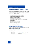 Предварительный просмотр 56 страницы Nortel Nortel IP Phone 1120E User Manual