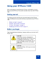 Preview for 25 page of Nortel Nortel IP Phone 1230 User Manual