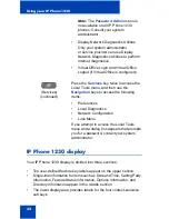 Preview for 32 page of Nortel Nortel IP Phone 1230 User Manual