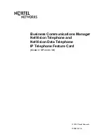 Nortel NP-4046-100 User Manual preview