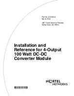 Nortel OPTera Metro 1200 Installation Manual preview