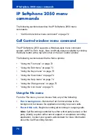 Preview for 72 page of Nortel Softphone 2050 User Manual