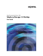 Nortel Telephony Manager User Manual preview