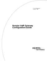 Nortel VoIP Gateway Configuration Manual предпросмотр