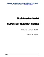 Preview for 1 page of North American HVAC MOC-12HFN1-MS0W Service Manual