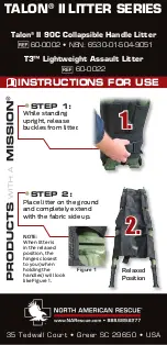 Предварительный просмотр 1 страницы North American Rescue TALON II LITTER Series Instructions For Use