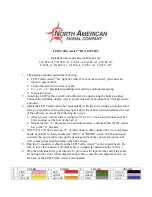 Preview for 1 page of North American Signal LED Traffic Assist III Series Installation And Operating Instructions