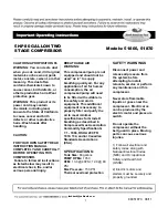 North American Tool Industries 51866 Important Operating Instructions preview