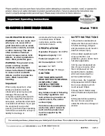 North American Tool 7555 Operating Instructions Manual preview