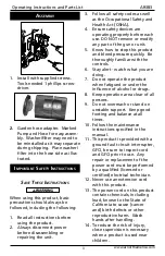 Preview for 3 page of North American AR383 Operating & Parts Manual