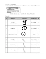 Preview for 4 page of North American BB12482G / TR-F-04-B-NCT-1 Assembly And Operating Instructions Manual