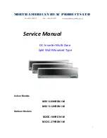 Preview for 1 page of North American M2OC-18HRDN1-M Service Manual