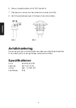 Предварительный просмотр 8 страницы North Light 32-9058 Manual