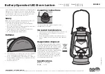 North Light BL-LED-15-W Instruction Manual preview