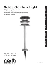 North Light ESL-01 Instruction Manual предпросмотр