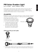 Предварительный просмотр 3 страницы North Light JY-0026-G1-13W-PIR Instruction Manual