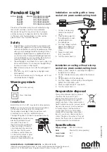 North Light OCL-764-Concrete-BK Instruction Manual предпросмотр