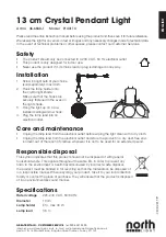 North Light P14311C Instruction Manual preview