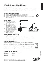 Предварительный просмотр 5 страницы North Light P14311C Instruction Manual