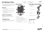 Preview for 2 page of North Light SH12050353-UK Quick Start Manual