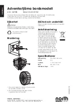 Preview for 2 page of North Light UV-CO-181182 Manual