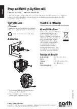 Preview for 4 page of North Light UV-CO-181182 Manual